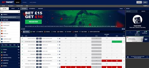 bettarget login|BetTarget Betting – Bet on a Wide Range of Sports.